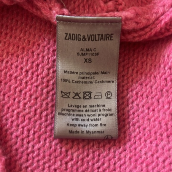 Zadig & Voltaire Pink Turtleneck Sweater - Picture 4 of 7